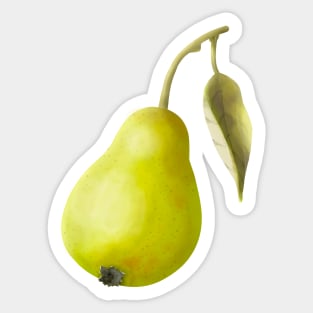 Green pear Sticker